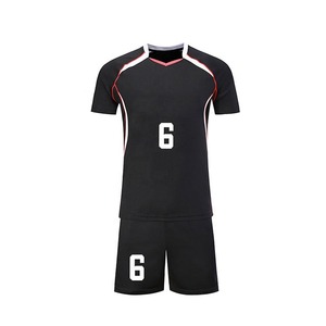 Ensemble de maillots de volley-ball pour hommes, impression sublimée, manches courtes, évacuation de l'humidité, vêtements unisexes pour adultes - Product Image 1