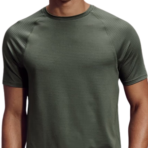 T-shirt en coton pour homme, décontracté, à manches courtes, col rond, doux, confortable, respirant, basique, pour tous les jours, vêtements en gros - Product Image 3