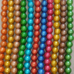 TAGB High Quality Round Loose <b>Beads</b> Multi-color <b>Crystal</b> & Glass <b>Beads</b> for Jewelry Making and DIY Crafts Wholesale - Product Image 1
