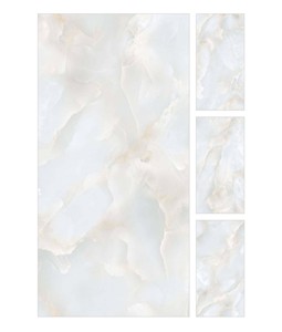 FEDRIC MIX LIGHT Premier Choix Carreaux de Porcelaine Polie Onyx 24x48 Surface Brillante Carreaux Vitrifiés Appartement Moderne Céramique Novac - Product Image 3