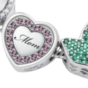   Pulsera con Dijes para Mujer, Elegante, en Rosa, Verde y Dorado, Joyería de Moda, Accesorio Elegante para la Muñeca - Product Image 6