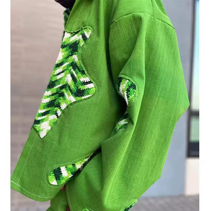 Conjunto de chándal de invierno para hombre, estilo urbano, con estampado puff, sudadera con capucha, pantalones acampanados y chaqueta con cordón, estilo hip hop. - Product Image 4