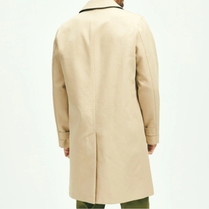 Abrigo de Invierno para Hombre, Nuevo Modelo Otoño-Invierno, Cuello Camisero, Color Sólido, Botones Simples, Estilo Casual, Largo, de Lana - Product Image 2