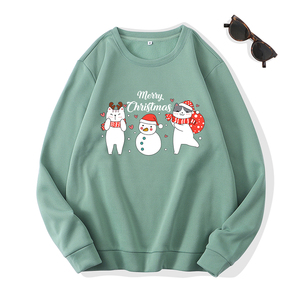 Women's Autumn Winter New Waterproof Animal Print Knitted Anti-Pilling Pullover Crewneck Contrast Color Loose Sweat Long - Product Image 6