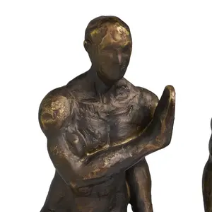 Modern Silver Plated Aluminum Sculpture Stylish Tabletop <b>Decor</b> Piece for Luxury Residential Interiors Handmade by Zahid Exports' - Product Image 6