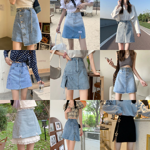 Conjunto de Pantalones y Top Vaqueros Casuales de Invierno para Mujer, Faldas Vaqueras de Colores Mezclados, Diseño de Moda de Alta Calidad - Product Image 5