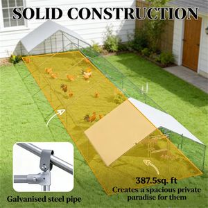 Grande Pollaio per Uso Esterno per Famiglie e Fattorie, Gabbia per Animali da Cortile - Product Image 2