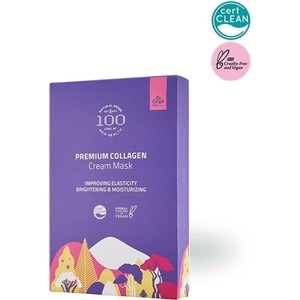 ดร.ออร์ก้า 100 พรีเมี่ยม คอลลาเจน ครีม มาส์ก พาค (5 แผ่น) แผ่นมาส์กหน้าเกาหลี - Product Image 5