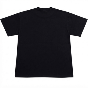 Camiseta gráfica personalizada negra con cuello redondo, 100% algodón jersey, tela ecológica, estilo vintage nuevo, camiseta de manga corta unisex. - Product Image 2