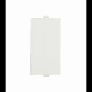 Cache-plaque modulaire vierge pour boîtier d'interrupteur mural électrique et insert de plaque frontale pour gestion des câbles domestiques, blanc - Product Image 2
