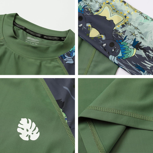 เสื้อรัดกล้ามเนื้อผู้ชายแบบพรีเมียม แขนครึ่งตัว ระบายอากาศได้ดี แห้งเร็ว เหมาะสำหรับออกกำลังกาย คุณภาพสูงจากผู้ผลิต - Product Image 5