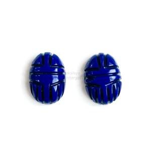 Pendentif Scarabée en Lapis Lazuli AAA, sculpté à la main, charme égyptien en pierre précieuse, 13x18MM, Scarabée en Lapis Lazuli naturel pour bijoux en gros - Product Image 5