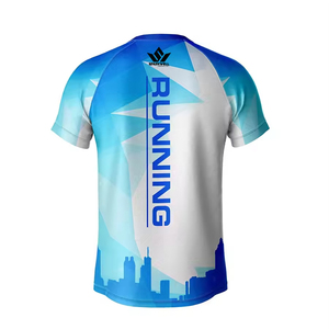 Camiseta de Fútbol para Hombre con Degradado, Estampado Completo, Cuello Redondo, Manga Corta, Absorbe la Humedad, 320g, Poliéster, Corte Atlético, Nombre del Equipo Personalizado - Product Image 6