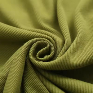 Women's Olive Green Ribbed Crew Neck Tank <b>Top</b> Hip Hop Style Eco-Friendly Quick Dry Breathable Spandex Cotton Blend Short Solid - Product Image 6