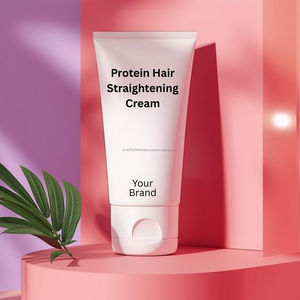 Crème lissante pour cheveux à base de protéines pour des cheveux lisses et soyeux sans frisottis, brillance longue durée, formule réparatrice des dommages, usage professionnel - Product Image 2