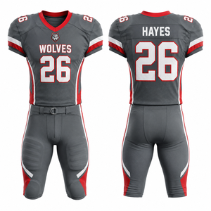 Uniforme de Fútbol Americano Personalizado con Número, Venta al por Mayor, Ropa Promocional para Eventos Escolares, Universitarios, Comunitarios, Academias, Clubes Deportivos, Equipos - Product Image 4