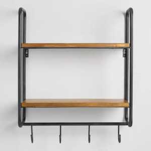 Set of 3 Round Wood Floating <b>Wall</b> <b>Shelves</b> Solid Timber Mounted <b>Storage</b> Ledge for Living Room Bedroom Small Plant Display Rack - Product Image 4