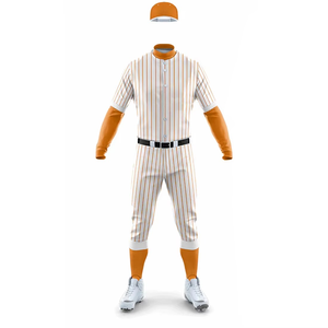 Uniformes de Béisbol Personalizados con Diseño Profesional, Sublimados, con Botones Completos, para Niños y Adultos, de Malla de Poliéster - Product Image 6