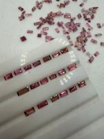 Tourmaline rose naturelle taille baguette 7x3-4x2MM 30 carats Lot Afrique Bijoux personnalisés Zehra Gems Effet de couleur Sans trou