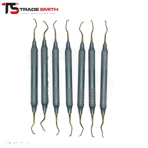 Ensemble de curettes Gracey TSI Expert, instruments parodontaux de haute qualité en acier inoxydable pour le nettoyage des racines et le traitement gingival - Product Image 6