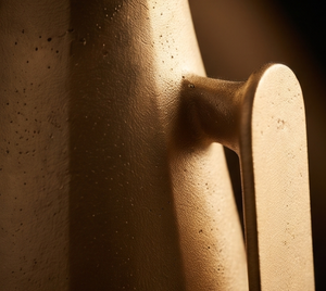 Jarrón Dorado Metálico Contemporáneo, Diseño Modernista Único con Asa, Florero Alto para Decoración de Interiores de Sala de Estar, Suministro al por Mayor - Product Image 3