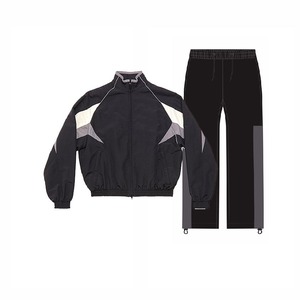 <b>Men's</b> Nylon Windbreaker Tracksuit Zip Up Sport <b>Jacket</b> and Pants Set Outdoor Sportswear - Product Image 1
