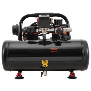 Compressore d'Aria Portatile Ultra Silenzioso da 1HP, 2.1 CFM, 8 Bar, Serbatoio in Acciaio da 2 Galloni, Senza Olio, con Pressione Massima di 120 PSI e 81 dB - Product Image 5