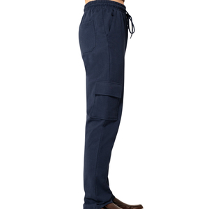 OEM ODM Service Custom Made Lightweight Men's Pants Casual Straight Style Mid Waist Cotton Professional Low Price <b>Trouser</b> Sale - Product Image 4