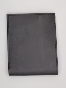 Men's Elegant OEM Genuine Leather <b>RFID</b> Protected Slim Card Holders High Quality Wholesale Short <b>Wallet</b> Durable Brand 2026 Latest - Product Image 3