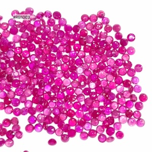 ทับทิมธรรมชาติ 100% จากโมซัมบิก ขนาด 2.5 มม. รูปทรงกลม ผ่านการอบความร้อน น้ำหนักรวม 31.75 กะรัต (ล็อต) เกรด 3A พลอยหลวม เหมาะสำหรับทำจี้และแหวน - Product Image 3