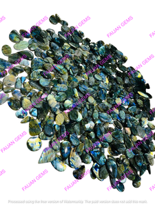 Cabochon de labradorite naturelle, pierre précieuse brute, polie à la main, toutes formes, taille personnalisable, pour bijoux, certifiée par un tiers - Product Image 3