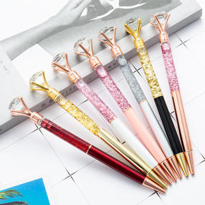 Bolígrafo Metálico Promocional Personalizado con Cristal Flotante y Diamantes, para Regalo de Chica, con Logotipo - Product Image 2