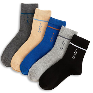 Oem Custom Logo Designer Unisex Crew Autumn Print Bottom Terry Breathable Eco-Friendly Grip <b>Running</b> Sports <b>Socks</b> - Product Image 5