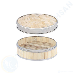 Cesta de bambú para cocinar al vapor, hecha a mano, natural, la más vendida, para restaurante, dim sum, dumplings, arroz - Macy - Product Image 4