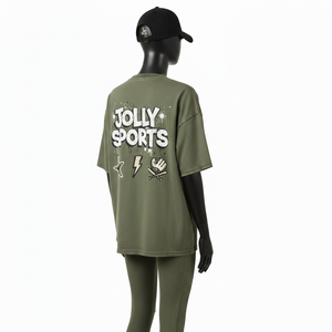 Ensemble de leggings en coton doux de haute qualité avec panneaux latéraux en maille verte et logo personnalisé imprimé, pour femmes - Product Image 5