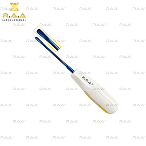 Élévateurs de racine luxatifs pour extraction dentaire et chirurgie buccale, manche en plastique, 8 pièces, élévateur de racine apicale, pointes bleues revêtues de titane - Product Image 3