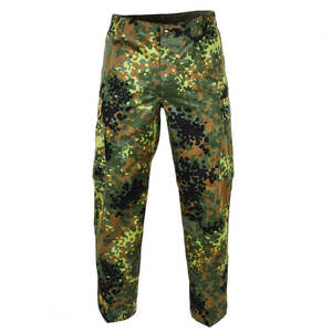 Men's High Waist German Tactical Pants camouflage <b>Pattern</b> Multiple Pockets Breathable Outdoor Style Woven Polyester Material - Product Image 1