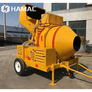 Prix d'usine JZR500 Bétonnière mobile diesel de 500 litres Capacité de déchargement 500L à vendre - Product Image 1