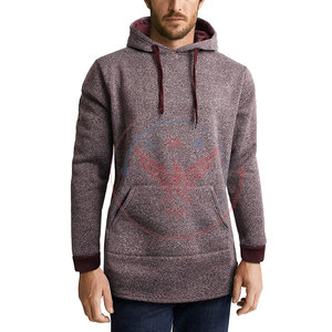 Sweat-shirts à capuche longs et amples pour hommes, en polyester/coton, de qualité supérieure, décontractés, pour l'hiver, style streetwear - Product Image 5