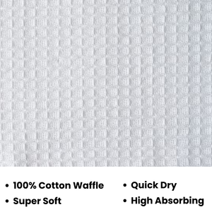 Albornoces Artesanales de Lujo para Mujer y Hombre, para Playa, Spa, Boda, con Estampado Pigmentado, Comprimidos, Ecológicos, de Secado Rápido, de Algodón Waffle - Product Image 5