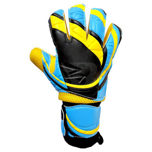 Guantes de Portero de Fútbol Profesionales de Alta Calidad, Transpirables, de Cuero PU con Látex y Silicona Protectora para los Dedos - Product Image 3