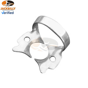 ที่หนีบยางกันน้ำลายสำหรับงานทันตกรรมแบบใช้มือ  เครื่องมือทันตกรรมสำหรับการแยกส่วนของช่องปาก  การรักษารากฟัน  ทำจากเหล็กกล้าไร้สนิมที่มีความแม่นยำสูง - Product Image 5