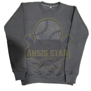 เสื้อสเวตเชิ้ตผ้าฟลีซทรงปกติสำหรับผู้ชาย ระบายอากาศได้ดี สวมใส่ได้ทุกวัน แฟชั่นสตรีทแวร์  โลโก้ปั๊มนูนตามสั่ง เป็นมิตรต่อสิ่งแวดล้อม - Product Image 1