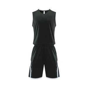 Ensemble de maillots de basket-ball d'entraînement d'hiver respirants, à séchage rapide, sans manches, de haute qualité, avec logo et couleurs personnalisés - Product Image 1