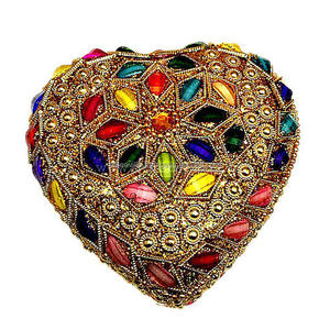 Caja Decorativa para Joyas, Forma de Corazón de Metal, Estilo Vintage, para Decoración del Hogar, Caja de Almacenamiento, Empaque de Joyería, Estuche de Regalo de Lujo - Product Image 5