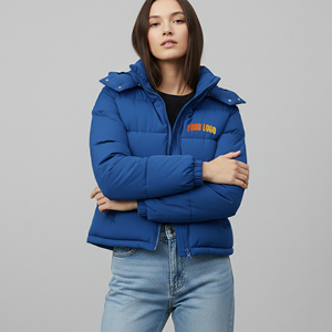 Chaqueta Acolchada de Invierno para Mujer, de Alta Calidad, Personalizada, con Camuflaje, Ecológica, de Algodón, Impermeable y Transpirable - Product Image 1