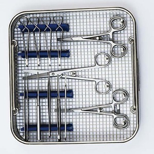 Kit vétérinaire premium de 18 pièces pour stérilisation féline, en acier inoxydable, comprenant un crochet Snook pour ovariohystérectomie et des pinces Rochester-Carmalt - Product Image 3