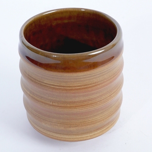 Glossy Stripe Ceramic Tea <b>Mug</b> 200ml/300ml Custom Japanese Drinkware for Cafe Restaurant Hotel - Product Image 3