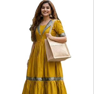 Tela 100% seda pura, ligera / Kurtis hechos a mano por sastres / perfectos para temporadas festivas y eventos culturales. - Product Image 1