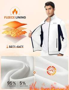 Ensemble de survêtement en polaire pour homme, 2 pièces, pour le jogging et l'entraînement - Product Image 3